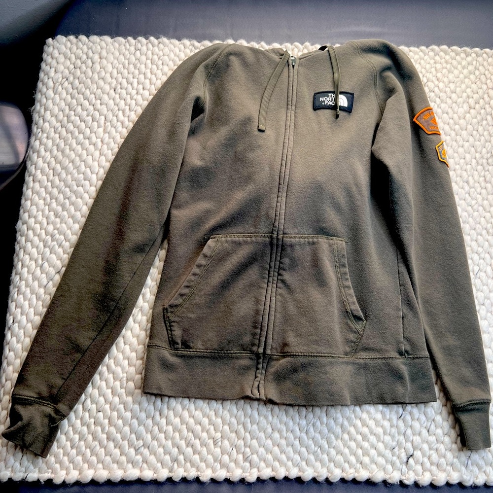 Womens North Face Green Jacket